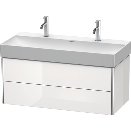 Duravit Xsquare Wall-Mounted Vanity Unit White High Gloss XS416308585
